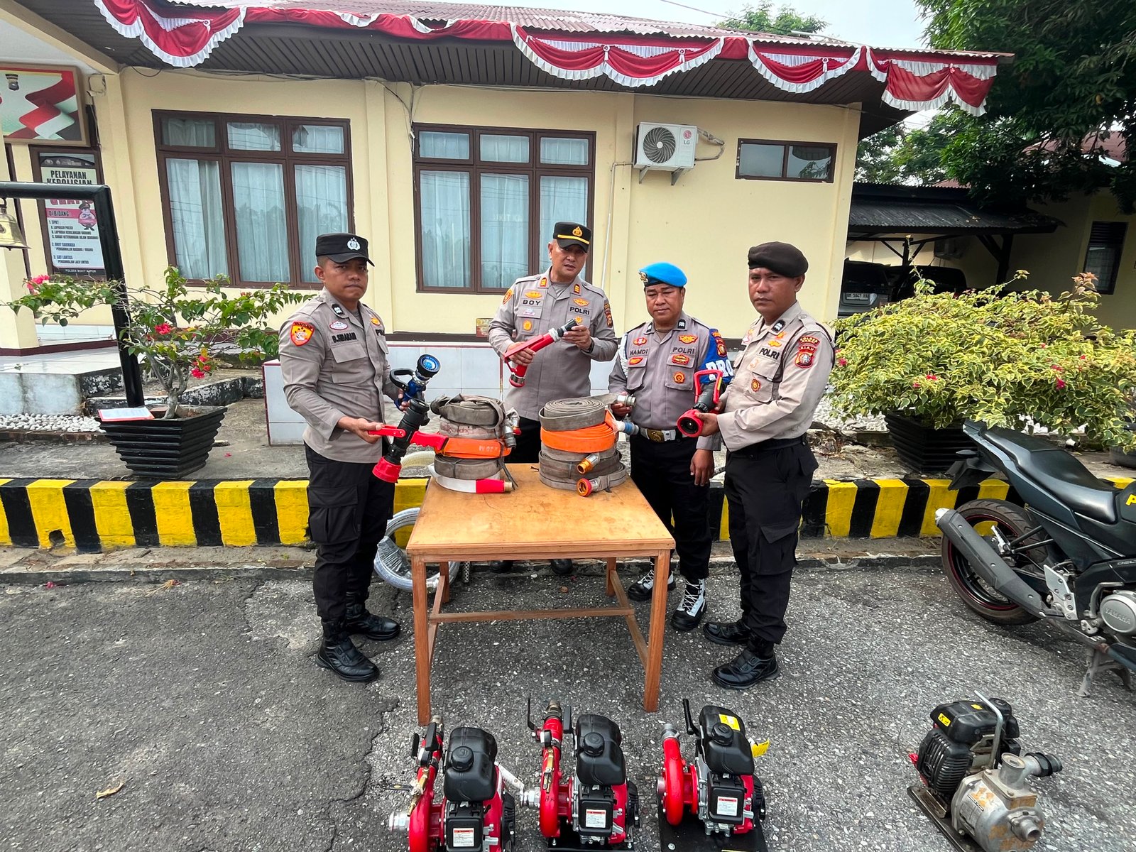 Polsek Bukit Kapur Siaga Penuh