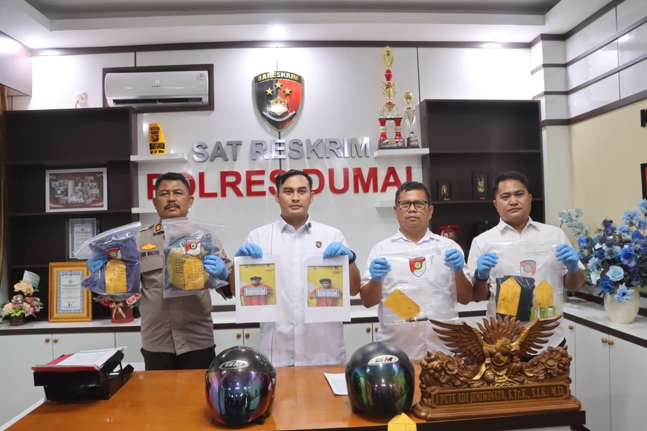 Dua Pelaku Penganiayaan Di Bakso Siswati Dibekuk Tim URC Raga Polres Dumai