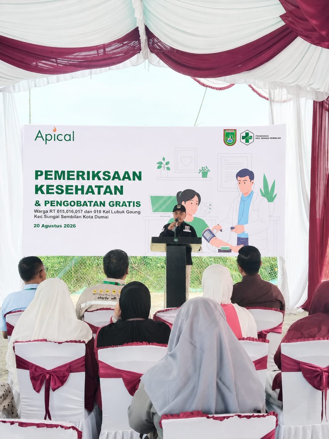 APICAL Adakan Cek Kesehatan & Berobat Gratis Untuk Warga sekitar