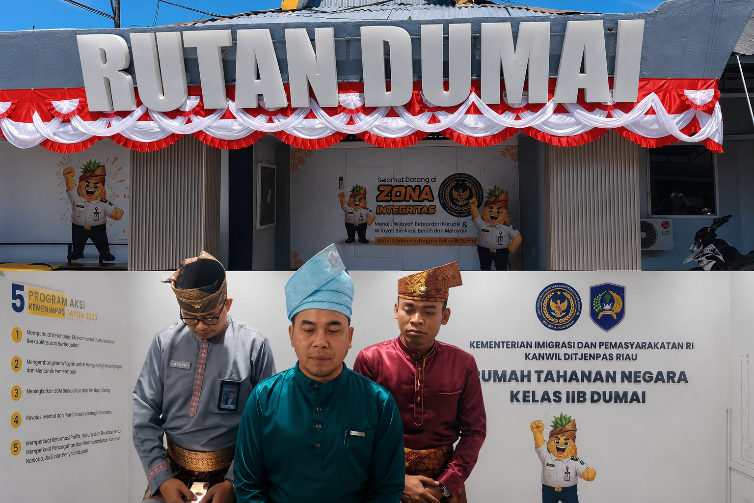 Ratusan Warga Binaan Rutan Dumai Diusulkan Terima Remisi Kemerdekaan