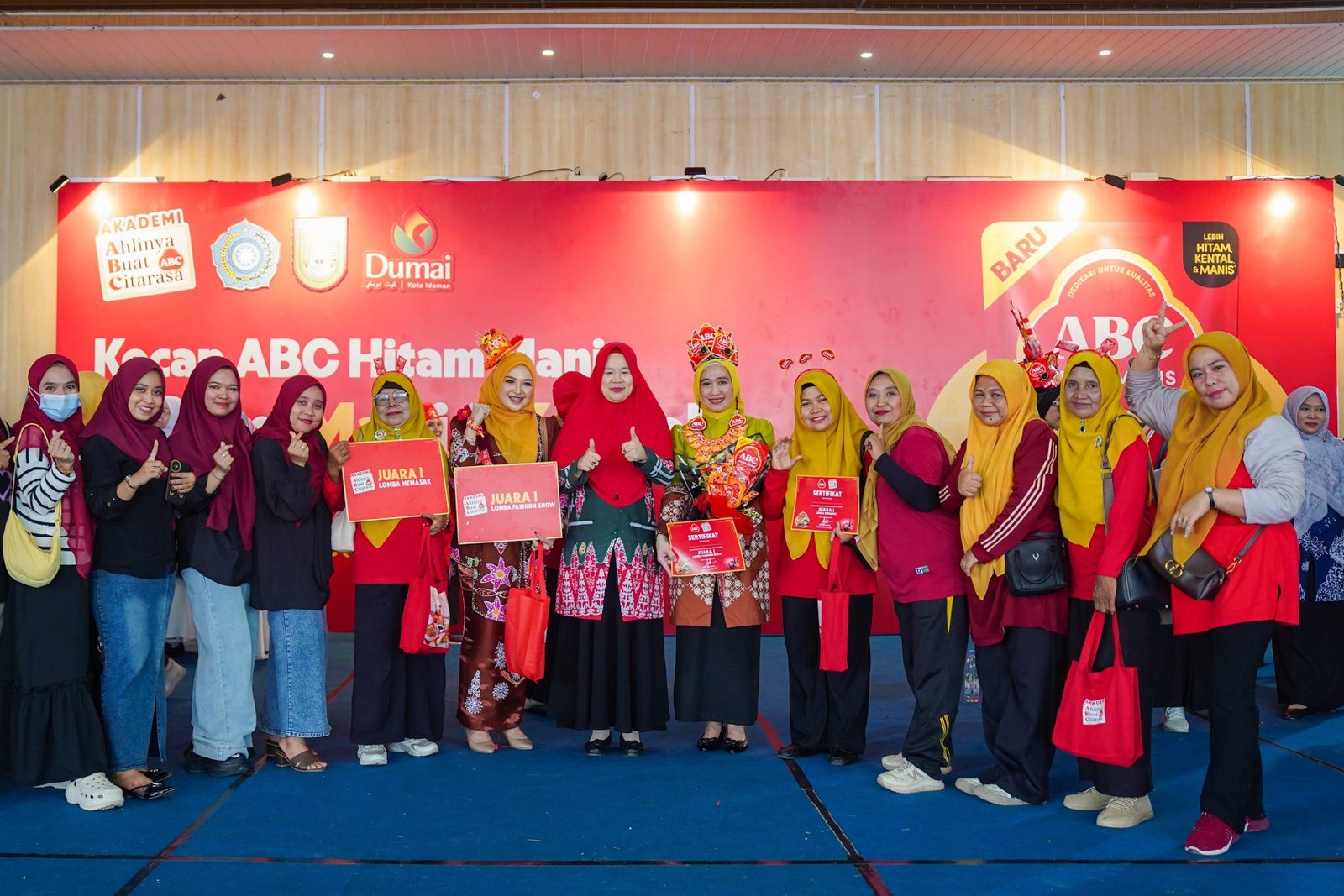 TP PKK Kecamatan Sungai Sembilan Raih 2 Gelar Juara Dalam Acara Roadshow PT. ABC Indonesia