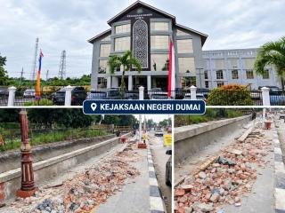 Kejari Dumai Belum Terima Laporan, Polemik Pedestrian Rp9,3 Miliar Terus Bergulir